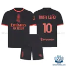AC Milan RAFA LEÃO 10 Third Kid Replica Football Kit 2026/27 - overview