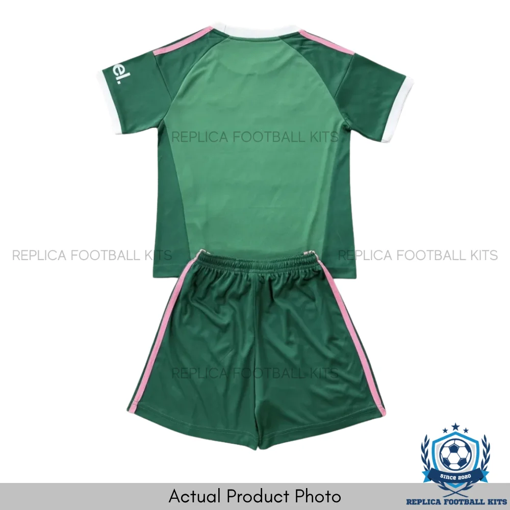 Arsn@l Green Goalkeeper Kid Replica Football Kit 2026/27 - actual backview