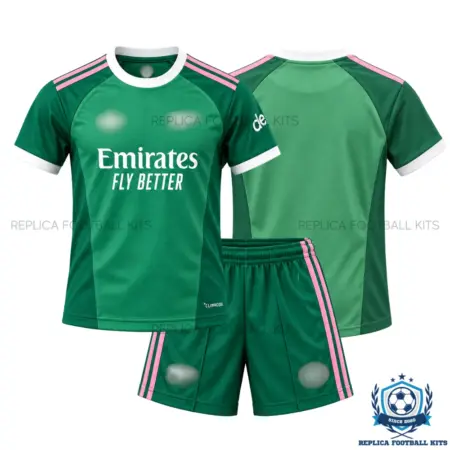 Arsn@l Green Goalkeeper Kid Replica Football Kit 2026/27 - overview