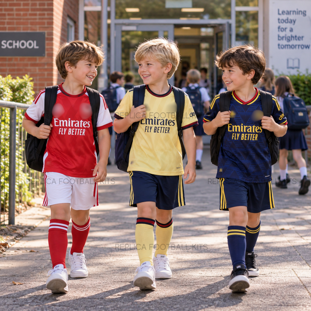 Arsn@l 2026/27 Full Kit Gift Set - Home, Away and Third Kid Replica Football Kits - gen pic