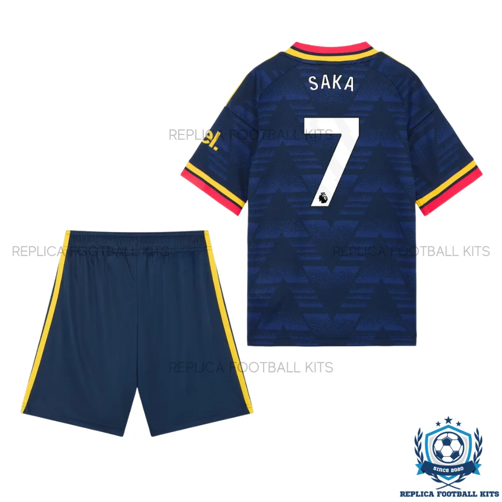 Arsn@l SAKA 7 Away Kid Replica Football Kit 2026/27 - backview