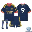 Arsn@l G.JESUS 9 Away Kid Replica Football Kit 2026/27 - overview