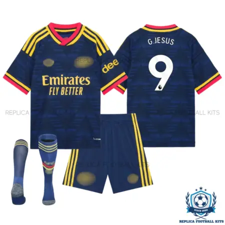 Arsn@l G.JESUS 9 Away Kid Replica Football Kit 2026/27 - overview