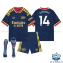 Arsn@l GYÖKERES 14 Away Kid Replica Football Kit 2026/27 - overview