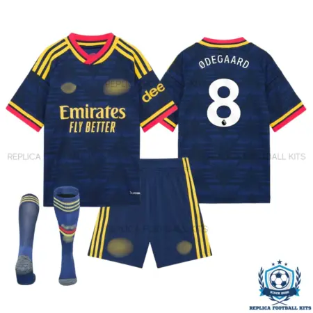 Arsn@l ØDEGAARD 8 Away Kid Replica Football Kit 2026/27 - overview