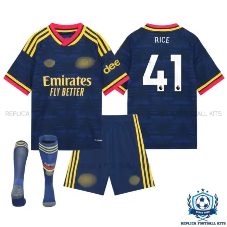 Arsn@l RICE 41 Away Kid Replica Football Kit 2026/27 - overview
