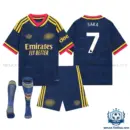 Arsn@l SAKA 7 Away Kid Replica Football Kit 2026/27 - overview