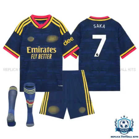 Arsn@l SAKA 7 Away Kid Replica Football Kit 2026/27 - overview