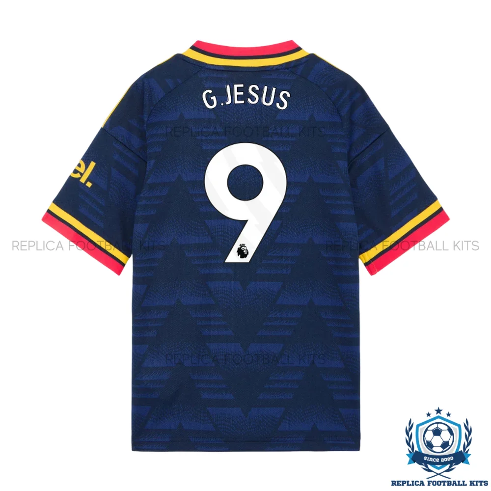 Arsn@l G.JESUS 9 Away Men Replica Football Shirt 2026/27 - backview