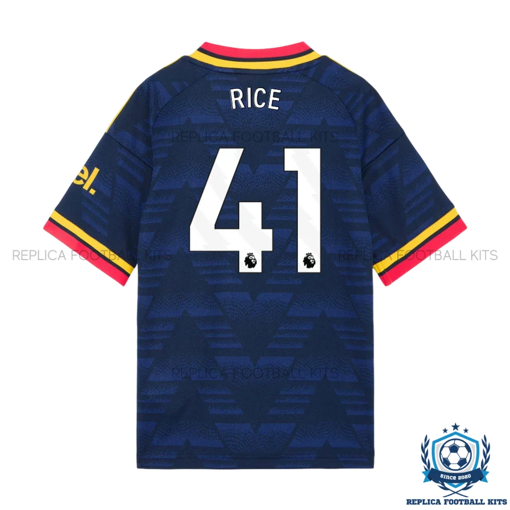 Arsn@l RICE 41 Away Men Replica Football Shirt 2026/27 - backview