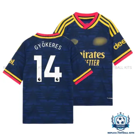 Arsn@l GYÖKERES 14 Away Men Replica Football Shirt 2026/27 - overview
