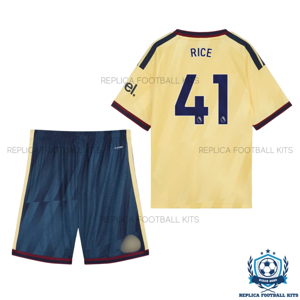 Arsn@l RICE 41 Third Kid Replica Football Kit 2026/27 - backview