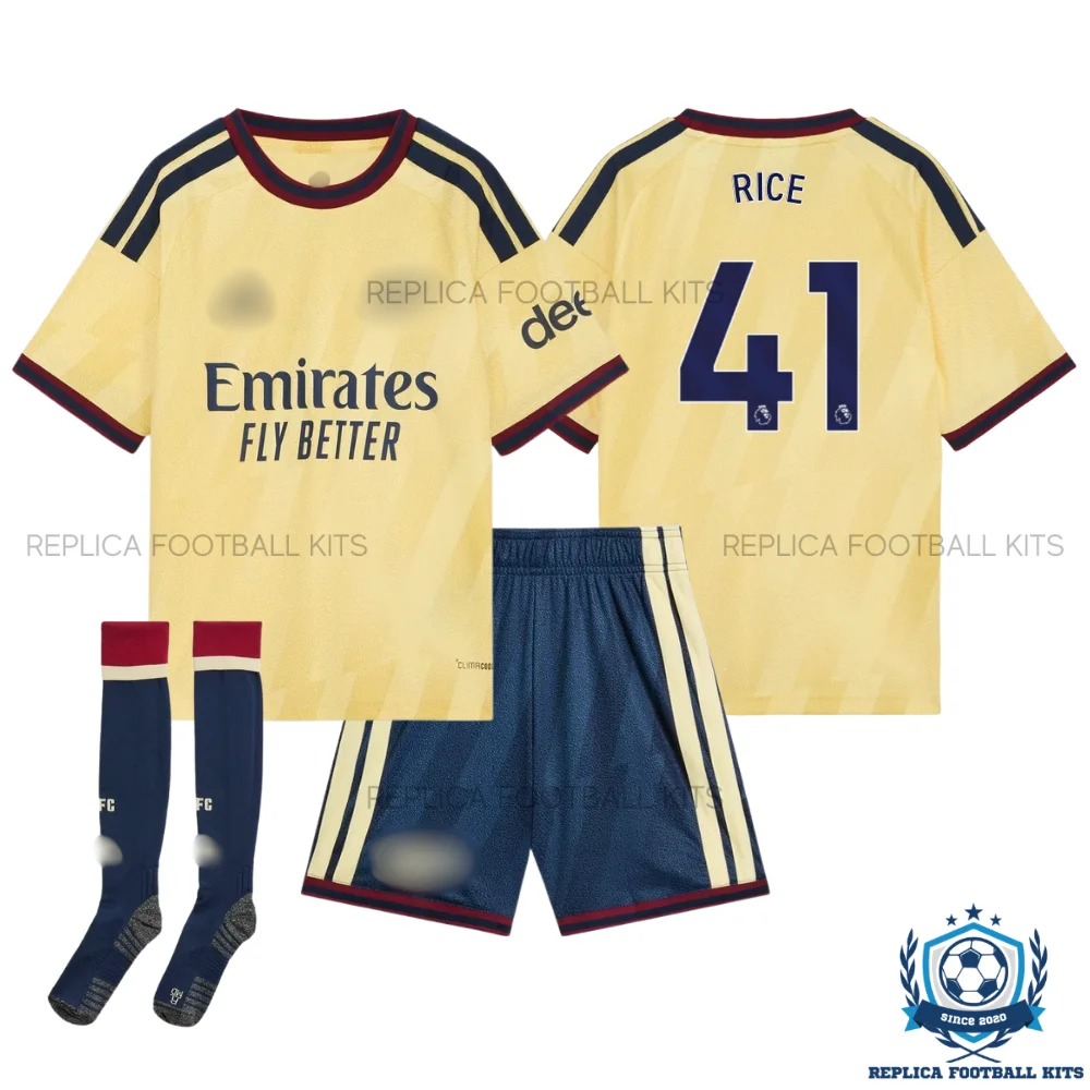Arsn@l RICE 41 Third Kid Replica Football Kit 2026/27 - overview