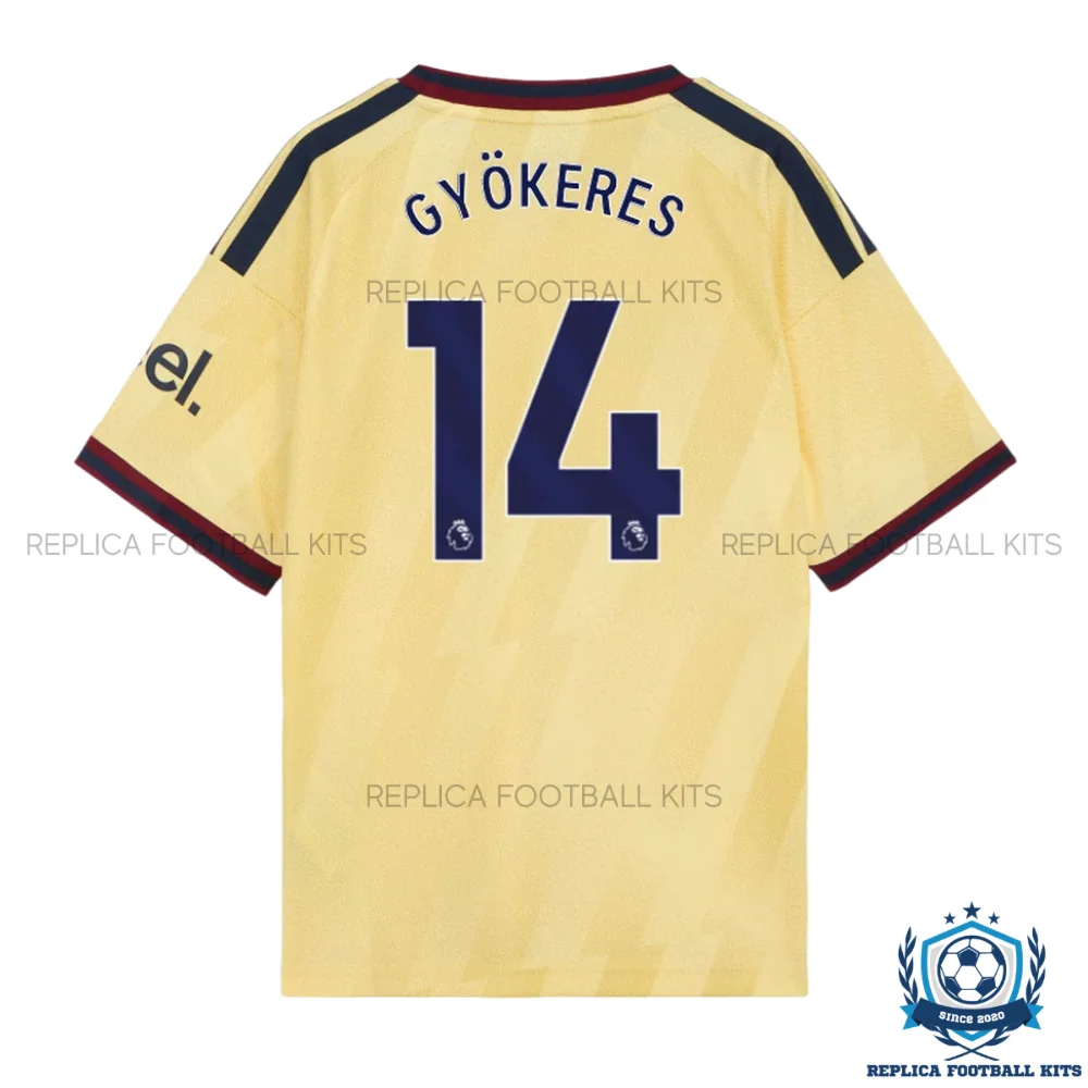Arsn@l GYÖKERES 14 Third Men Replica Football Shirt 2026/27 - backview