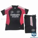 Arsn@l Black Red Training Kid Replica Football Kit 2026/27 - overview