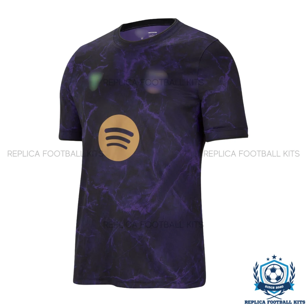 Barcelona Purple Pre Match Men Replica Football Shirt 2026/27 - front view