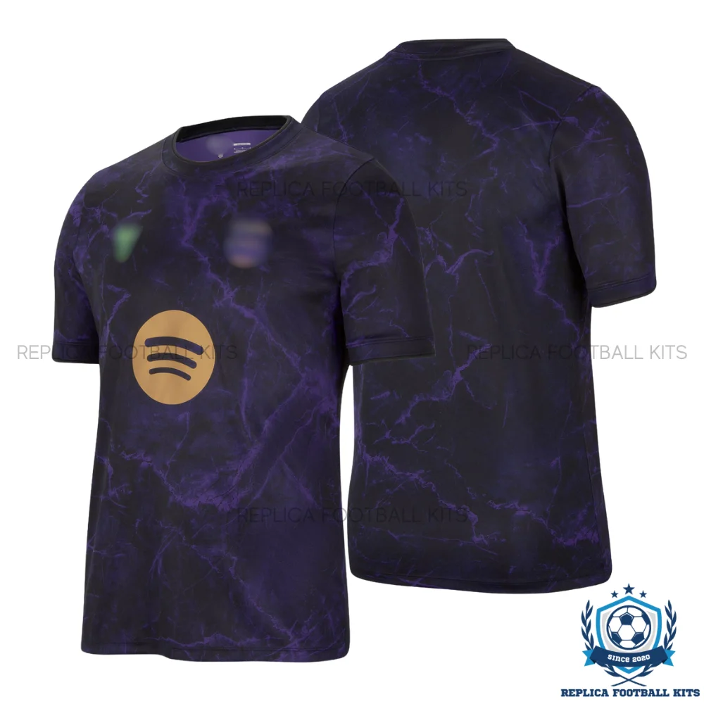 Barcelona Purple Pre Match Men Replica Football Shirt 2026/27 - overview