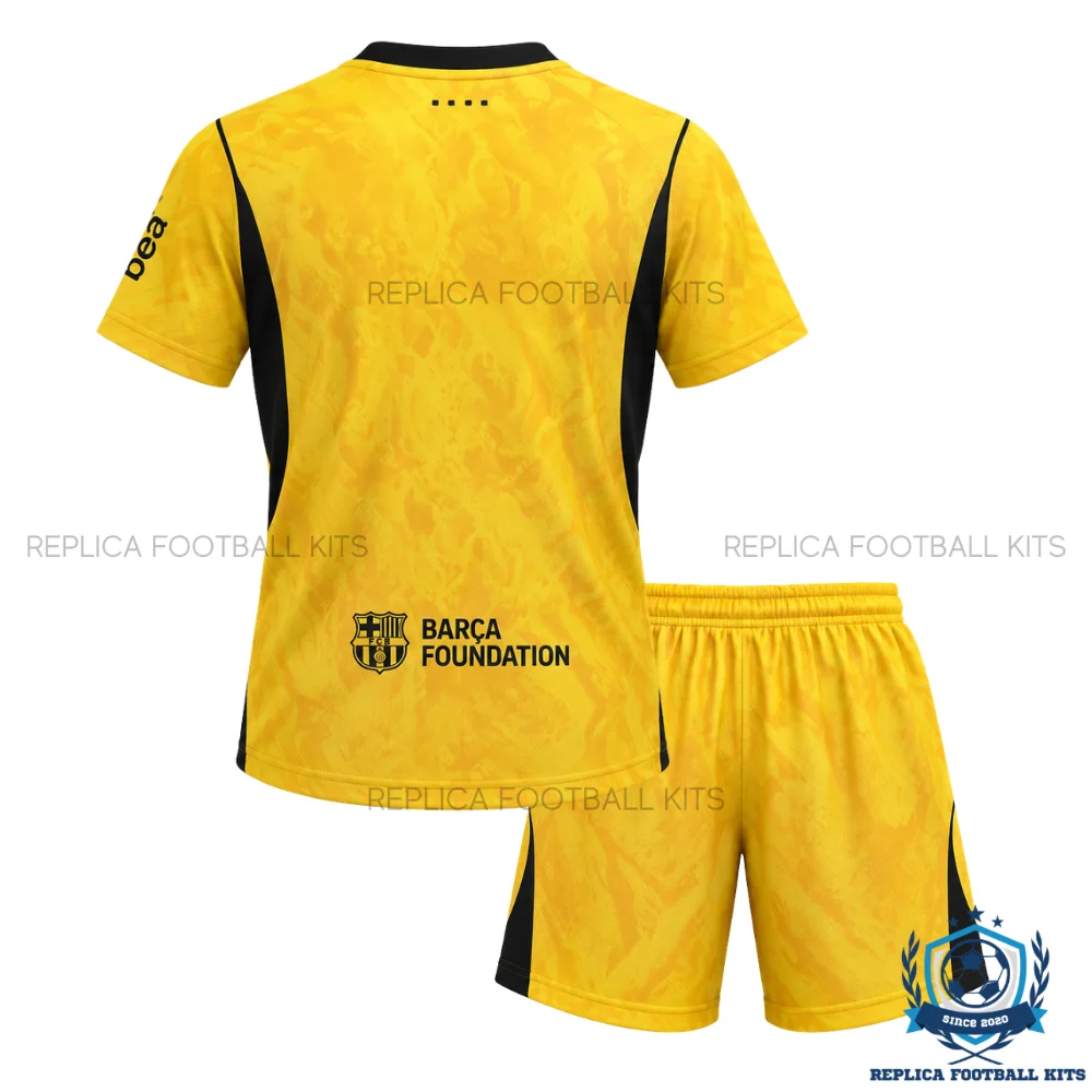 Barcelona Goalkeeper Kid Replica Football Kit 2026/27 - backview