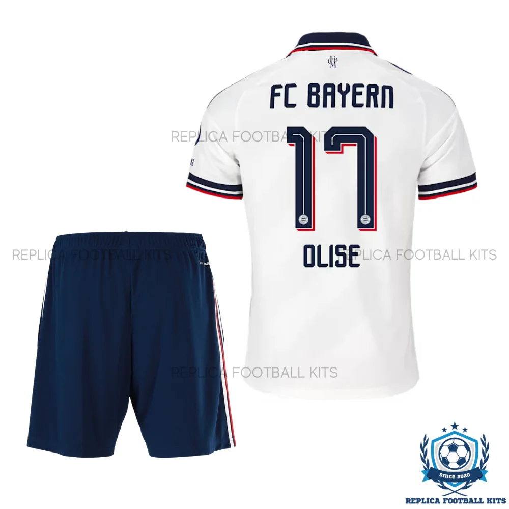 Bayern Munich OLISE 17 Away Kid Replica Football Kit 2026/27 - backview