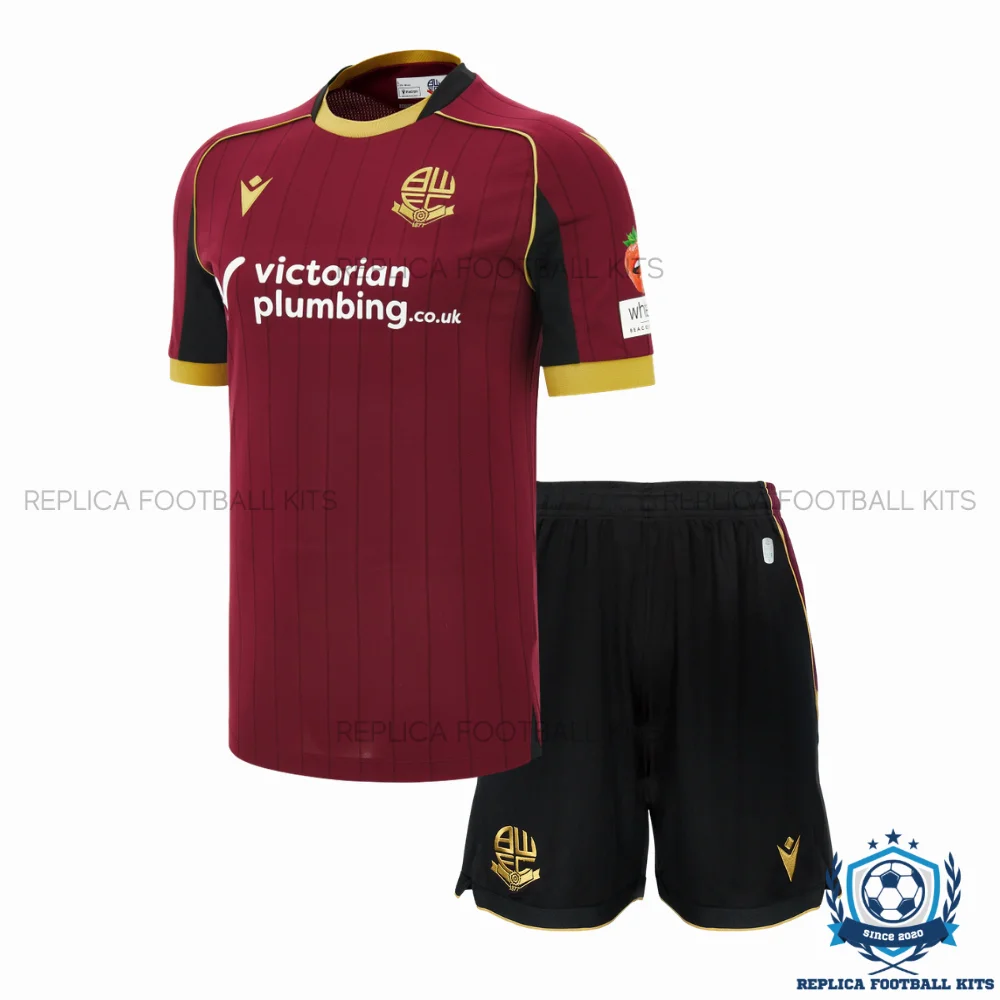 Bolton Wanderers Away Kid Replica Football Kit 2026/27 - front view