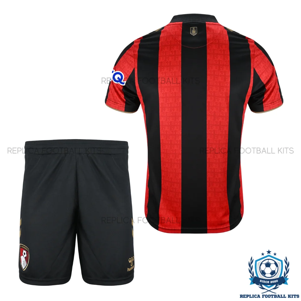 Bournemouth Home Kid Replica Football Kit 2026/27 - backview