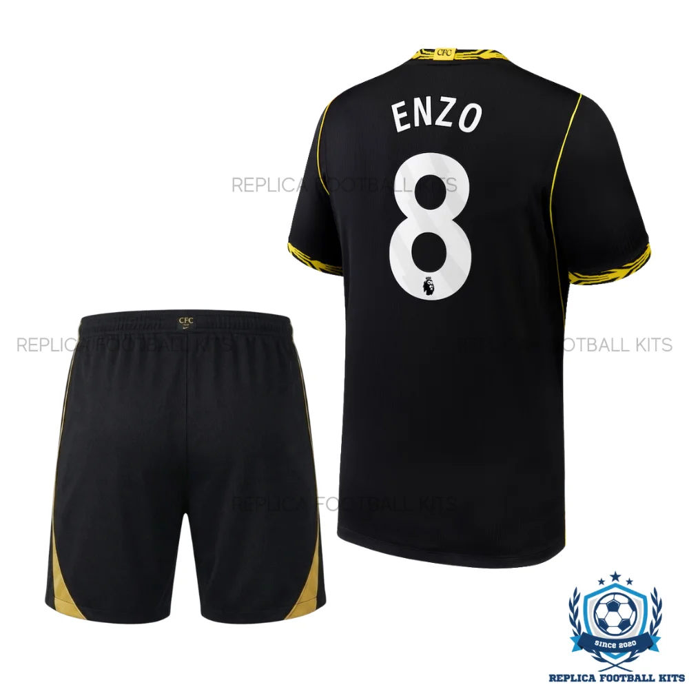 Chelsea ENZO 8 Away Kid Replica Football Kit 2026/27 - backview
