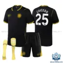 Chelsea CAICEDO 25 Away Kid Replica Football Kit 2026/27 - overview