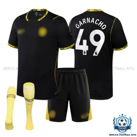 Chelsea GARNACHO 49 Away Kid Replica Football Kit 2026/27 - overview
