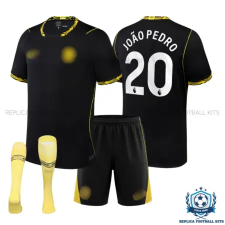 Chelsea JOÃO PEDRO 20 Away Kid Replica Football Kit 2026/27 - overview