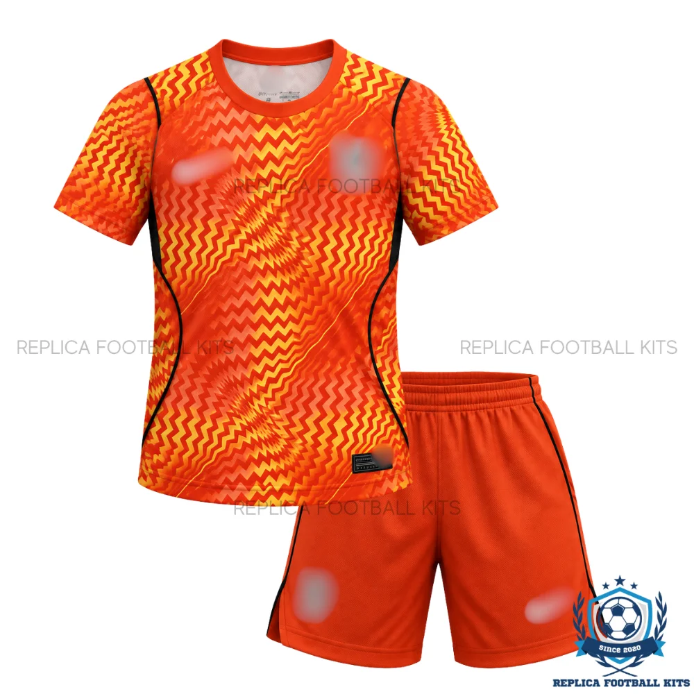 Chelsea Orange Goalkeeper Kid Replica Football Kit 2026/27 - front view