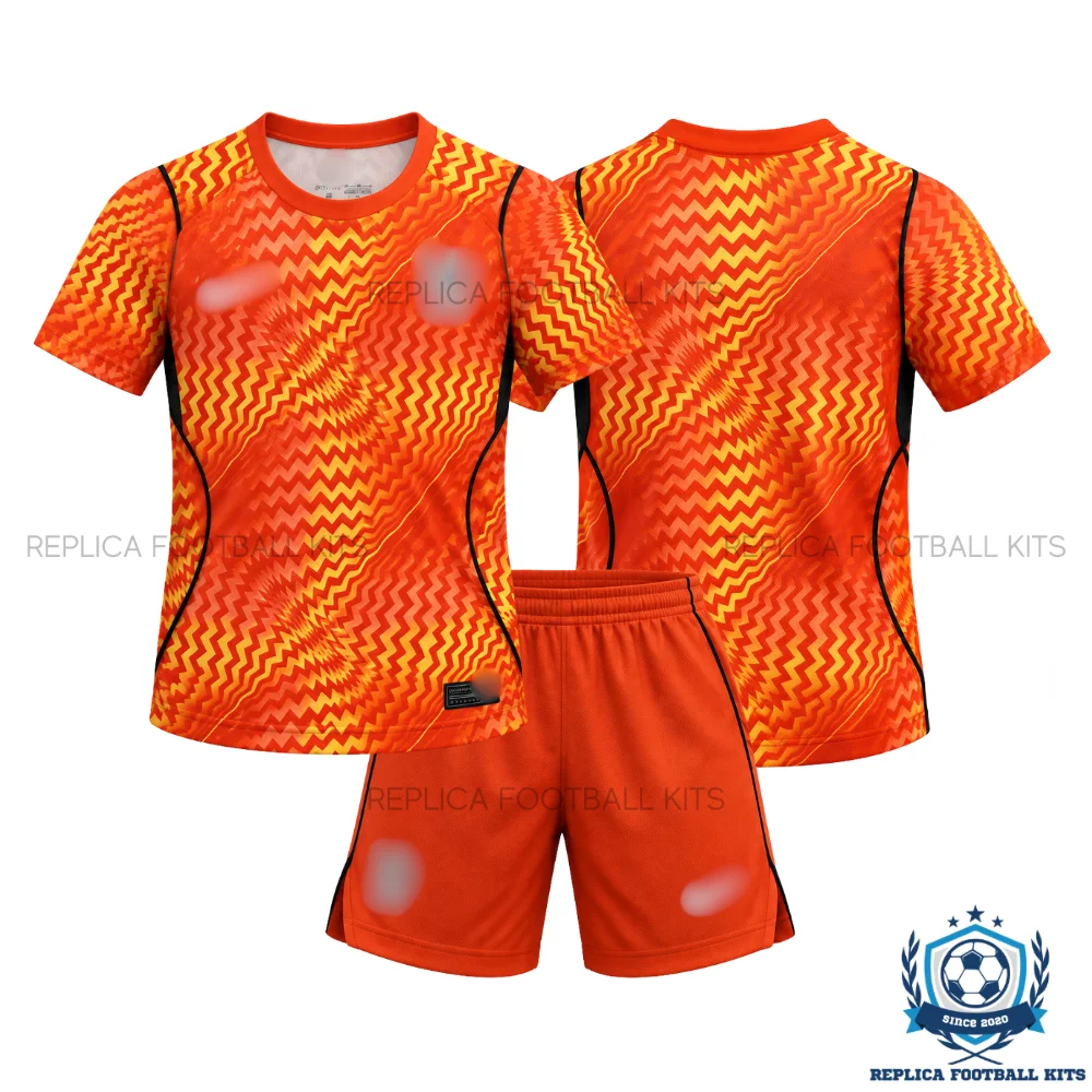 Chelsea Orange Goalkeeper Kid Replica Football Kit 2026/27 - overview