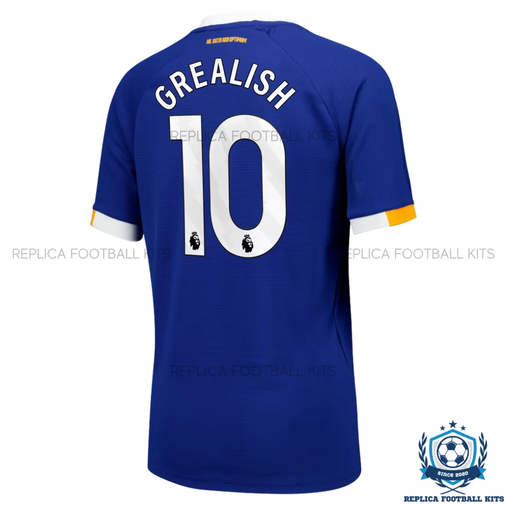 Everton GREALISH 10 Home Men Replica Football Shirt 2026/27 - backview