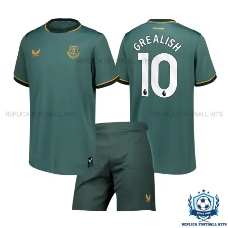 Everton GREALISH 10 Third Kid Replica Football Kit 2026/27 - overview
