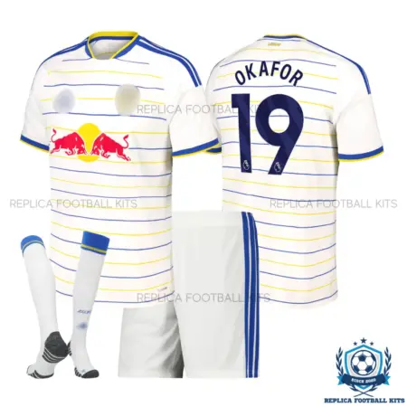 Leeds United OKAFOR 19 Home Kid Replica Football Kit 2026/27 - overview