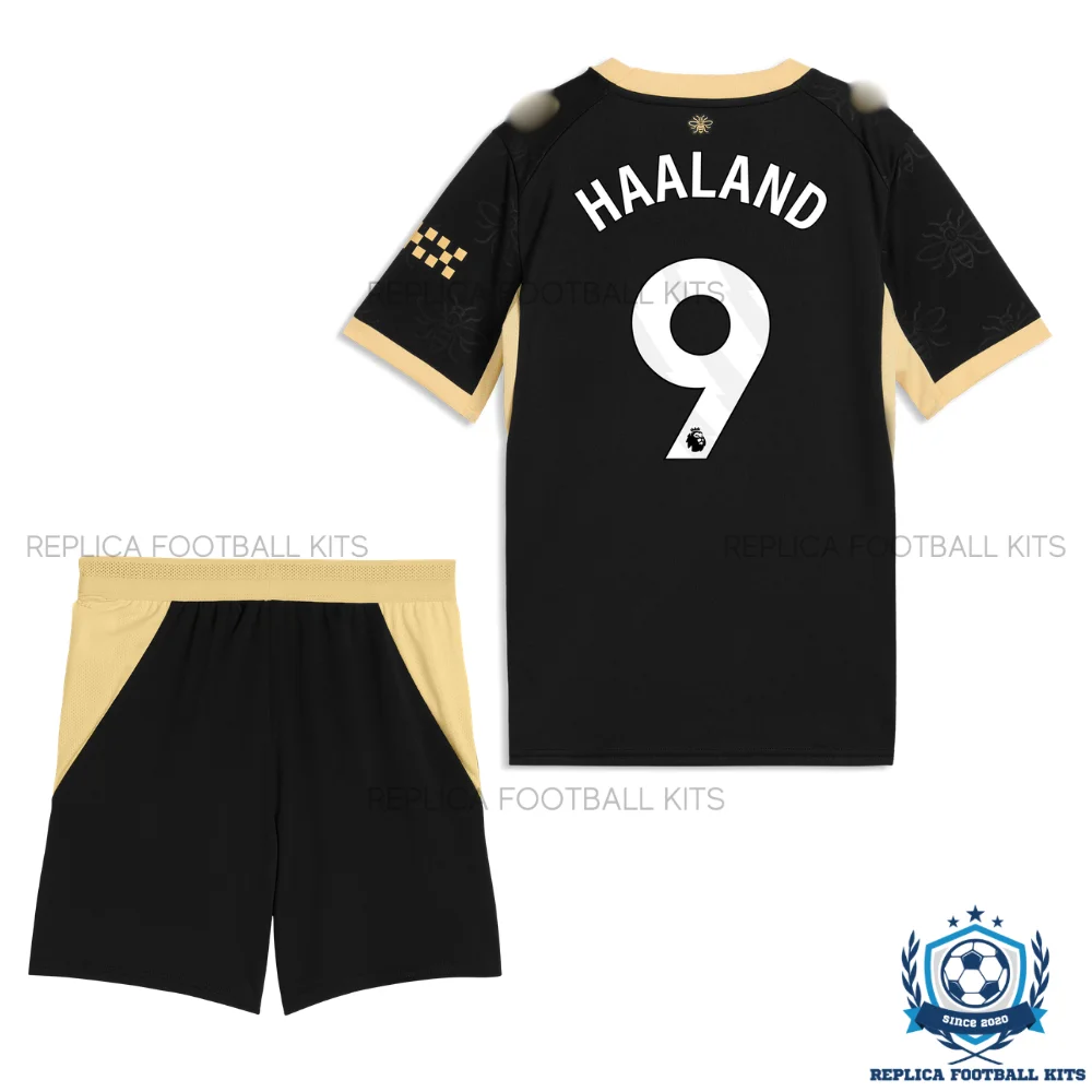 Manchester City HAALAND 9 Away Kid Replica Football Kit 2026/27 - backview