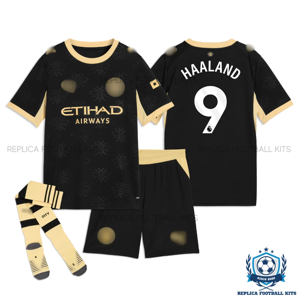 Manchester City HAALAND 9 Away Kid Replica Football Kit 2026/27 - overview