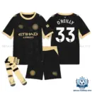 Manchester City O'REILLY 33 Away Kid Replica Football Kit 2026/27 - overview