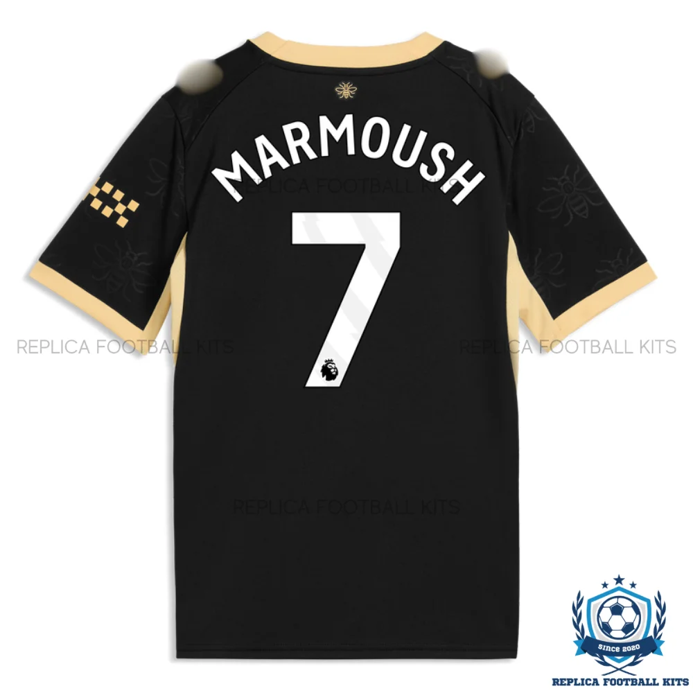 Manchester City MARMOUSH 7 Away Men Replica Football Shirt 2026/27 - backview