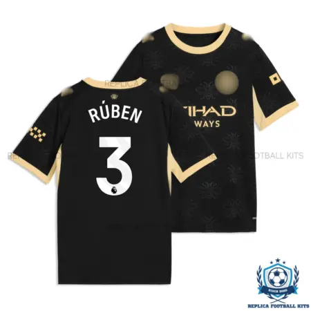 Manchester City RÚBEN 3 Away Men Replica Football Shirt 2026/27 - overview