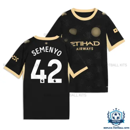 Manchester City SEMENYO 42 Away Men Replica Football Shirt 2026/27 - overview