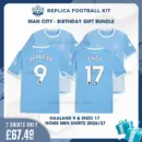 Manchester City HAALAND 9 & ENZO 17 2026/27 Full Shirt Gift Set - Home Men Replica Football Shirts - overview