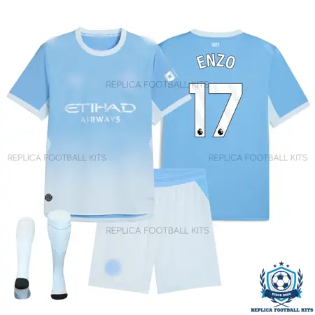 Manchester City ENZO 17 Home Kid Replica Football Kit 2026/27 - overview