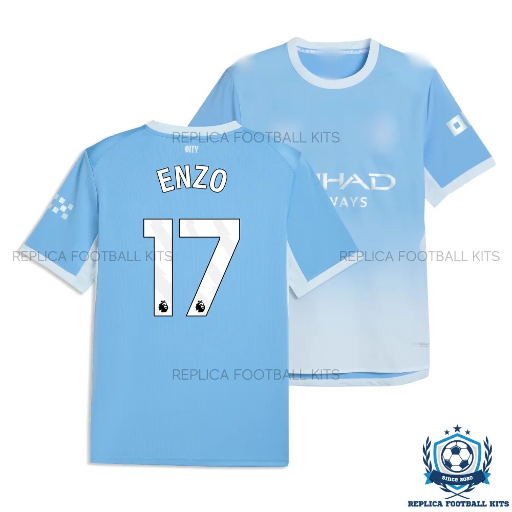 Manchester City ENZO 17 Home Men Replica Football Shirt 2026/27 - overview