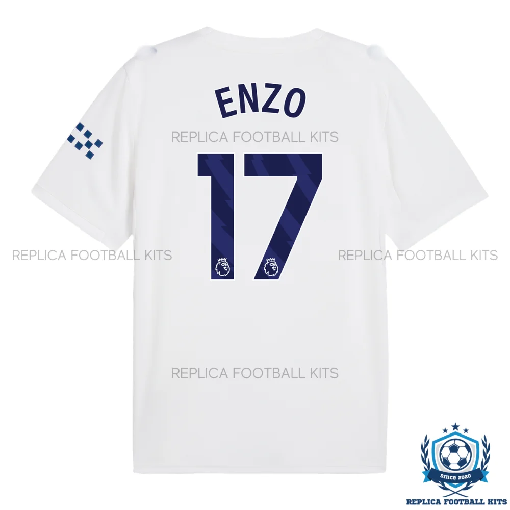 Manchester City ENZO 17 Third Men Replica Football Shirt 2026/27 - backview