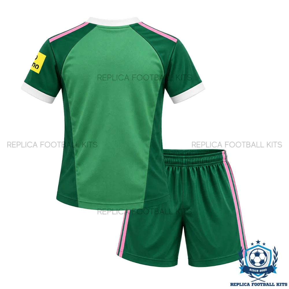 Newcastle Green Goalkeeper Kid Replica Football Kit 2026/27 - backview