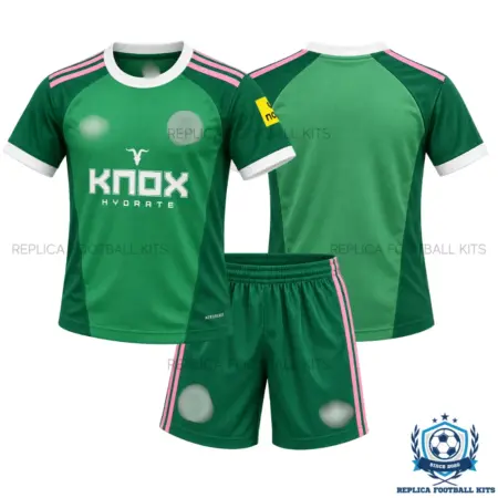 Newcastle Green Goalkeeper Kid Replica Football Kit 2026/27 - overview