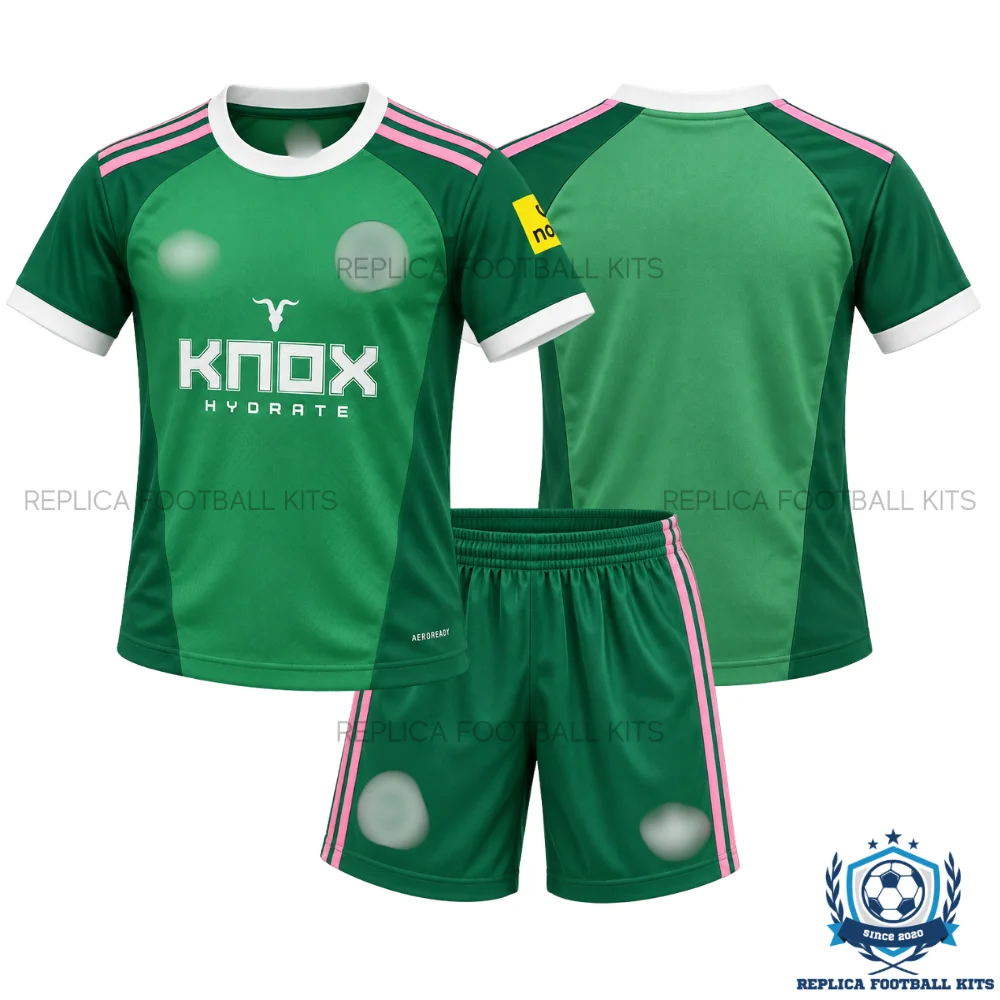 Newcastle Green Goalkeeper Kid Replica Football Kit 2026/27 - overview