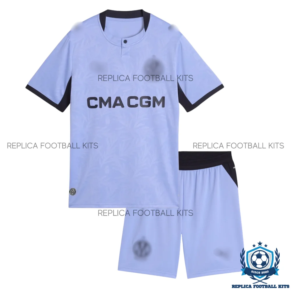 Olympique Marseille Third Kid Replica Football Kit 2026/27 - front view