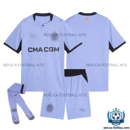 Olympique Marseille Third Kid Replica Football Kit 2026/27 - overview