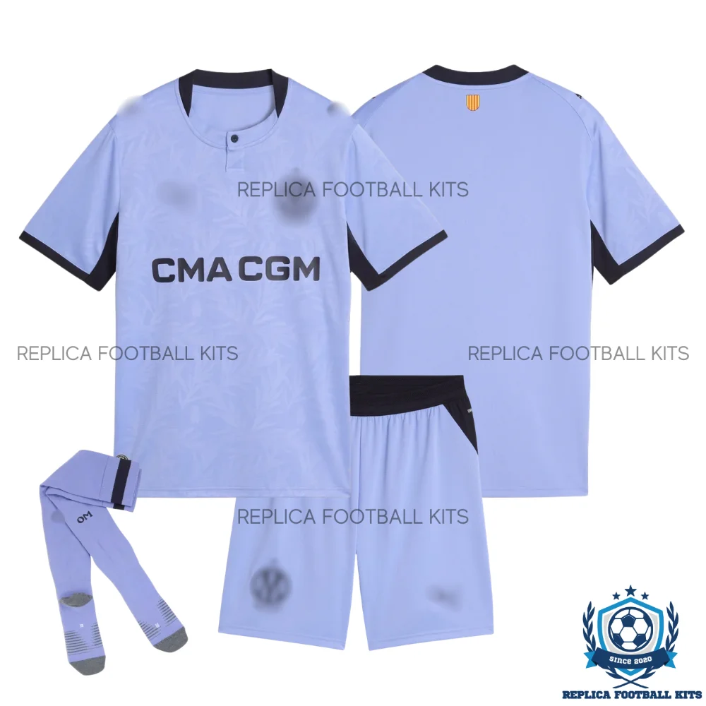 Olympique Marseille Third Kid Replica Football Kit 2026/27 - overview